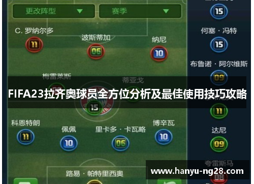 FIFA23拉齐奥球员全方位分析及最佳使用技巧攻略
